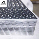 Chequered Aluminuim Sheets/ألواح ألومنيوم مبزر
