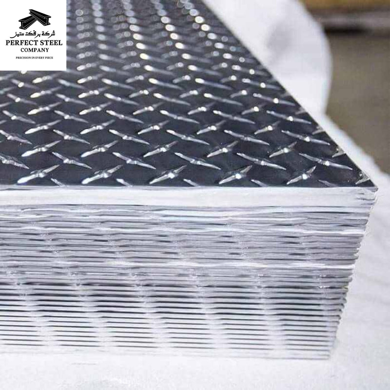 Chequered Aluminuim Sheets/ألواح ألومنيوم مبزر
