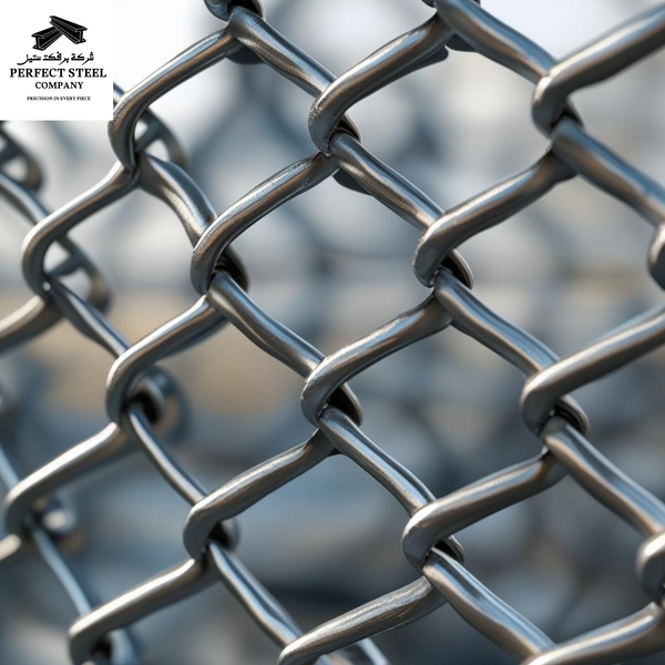 Steel Chain-Link Fencing/شبك تسوير حديد